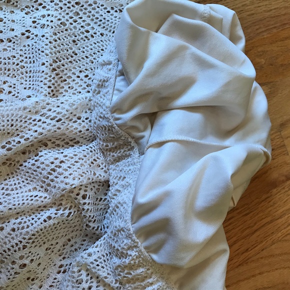 Summer pants with built in shorts size 7-9 cream - Picture 6 of 6